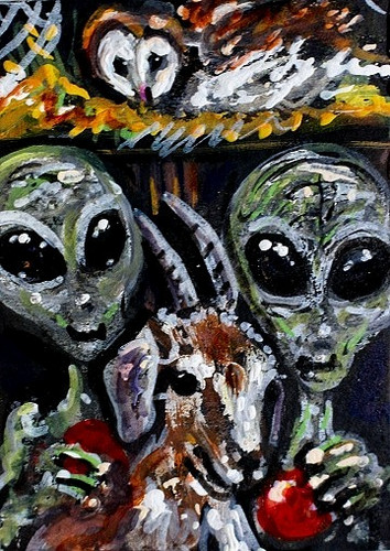 Dipinto originale aceo - dipinto,