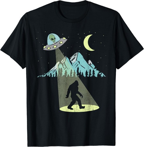 Shirt unisex bigfoot ufo - bigfoot,